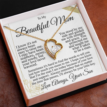 To My Mom - Beautiful Gift Set - Forever Love Necklace - MFL004