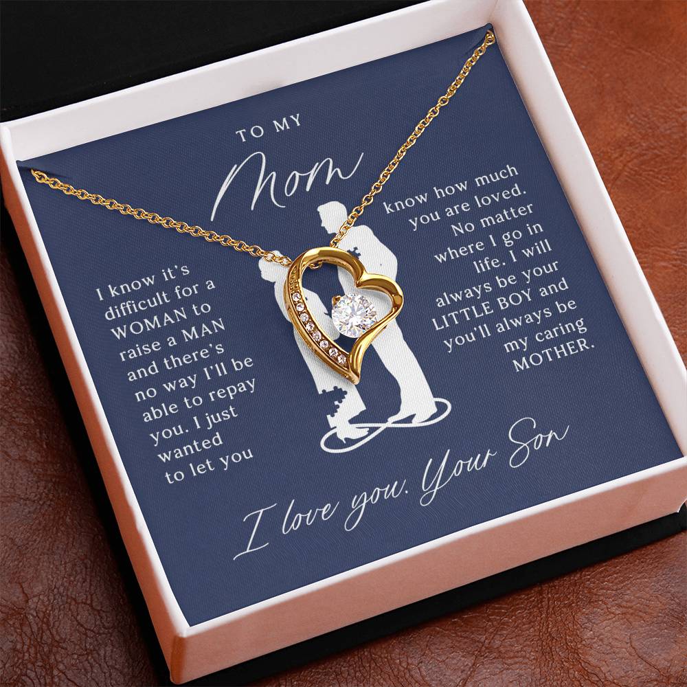 To My Mom - Beautiful Gift Set - Forever Love Necklace - MFL002
