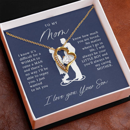 To My Mom - Beautiful Gift Set - Forever Love Necklace - MFL002