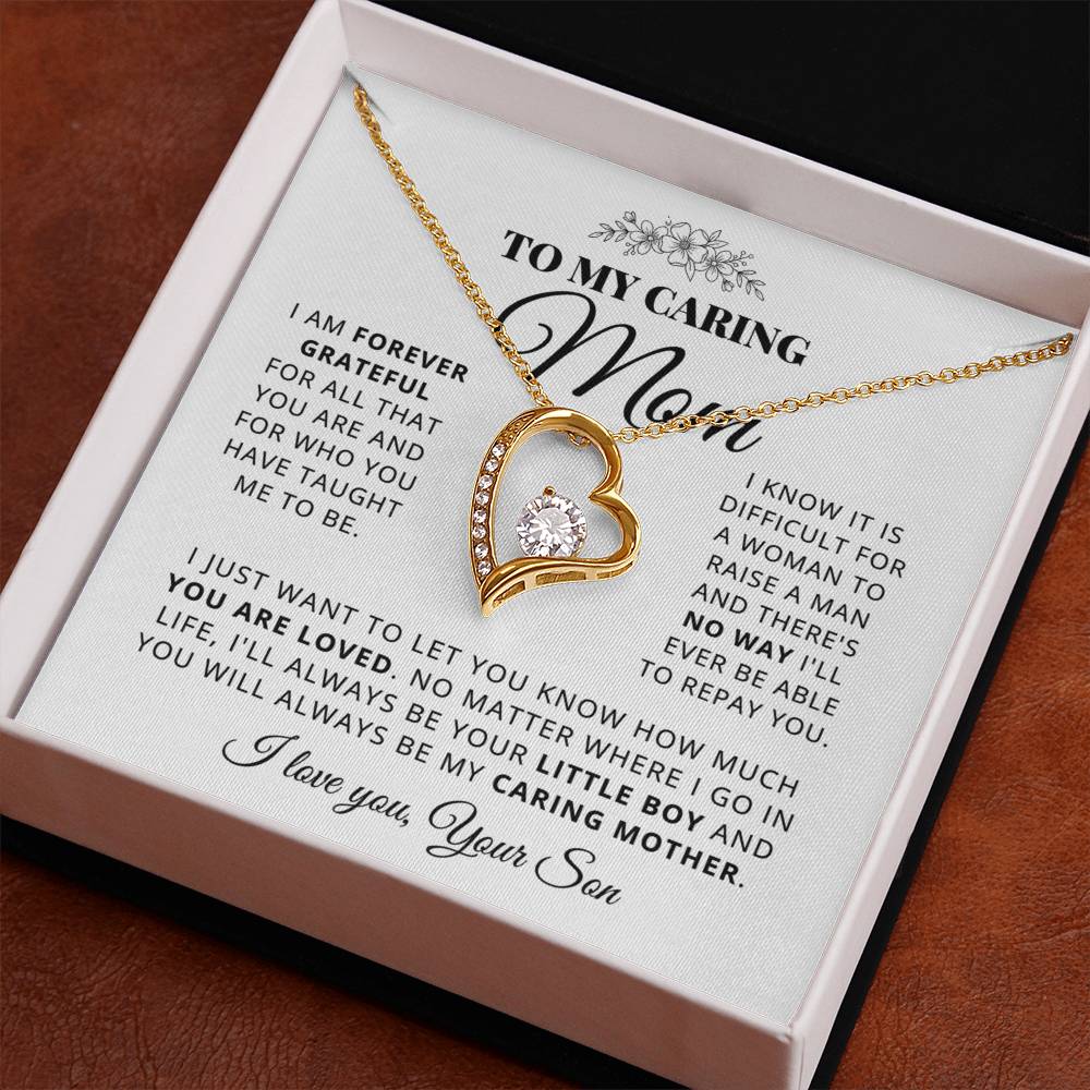 To My Mom - Beautiful Gift Set - Forever Love Necklace - MFL003