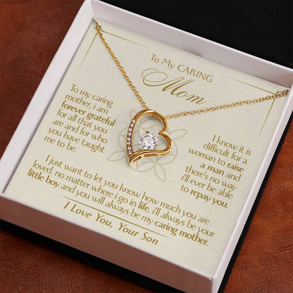 To My Mom - Beautiful Gift Set - Forever Love Necklace - MFL001