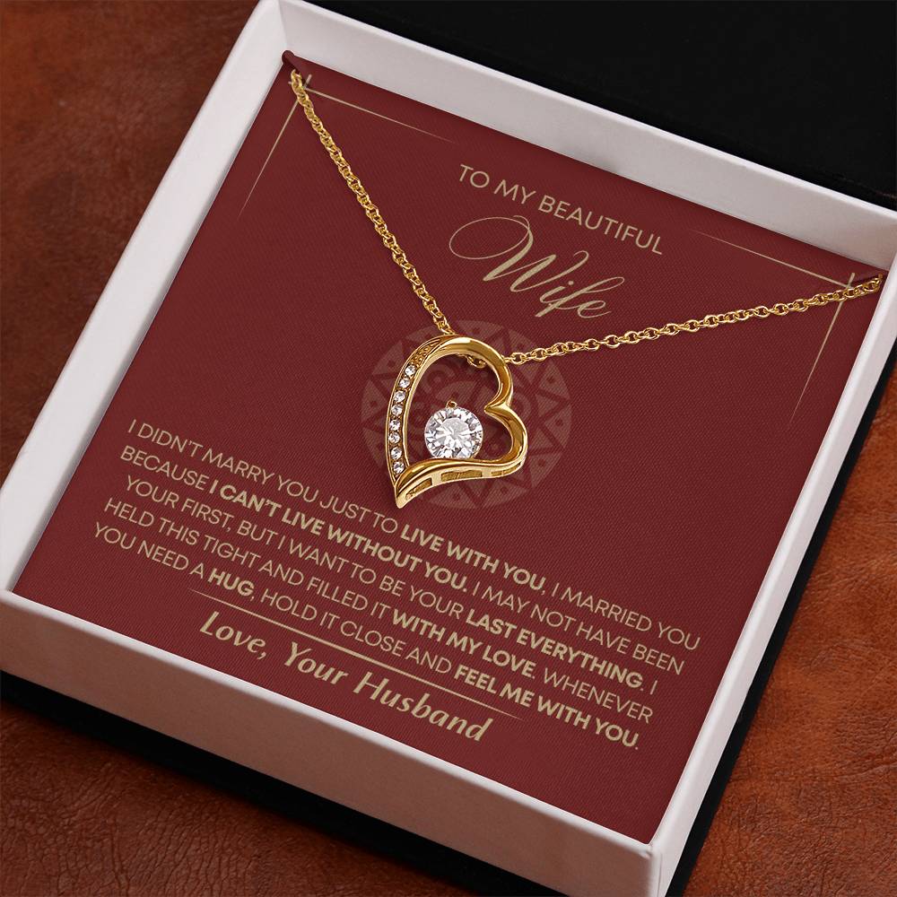 To My Wife - Beautiful Gift Set - Forever Love Necklace - WFL002