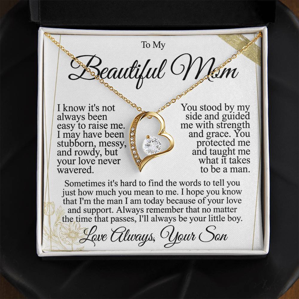 To My Mom - Beautiful Gift Set - Forever Love Necklace - MFL004