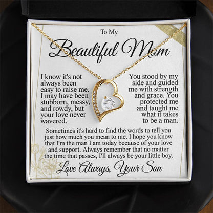 To My Mom - Beautiful Gift Set - Forever Love Necklace - MFL004