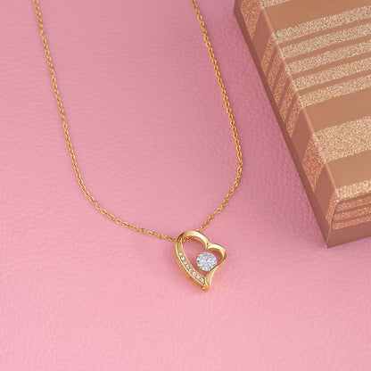 To My Daughter - Love Dad - Beautiful Gift Set - Forever Love Necklace - DFL007