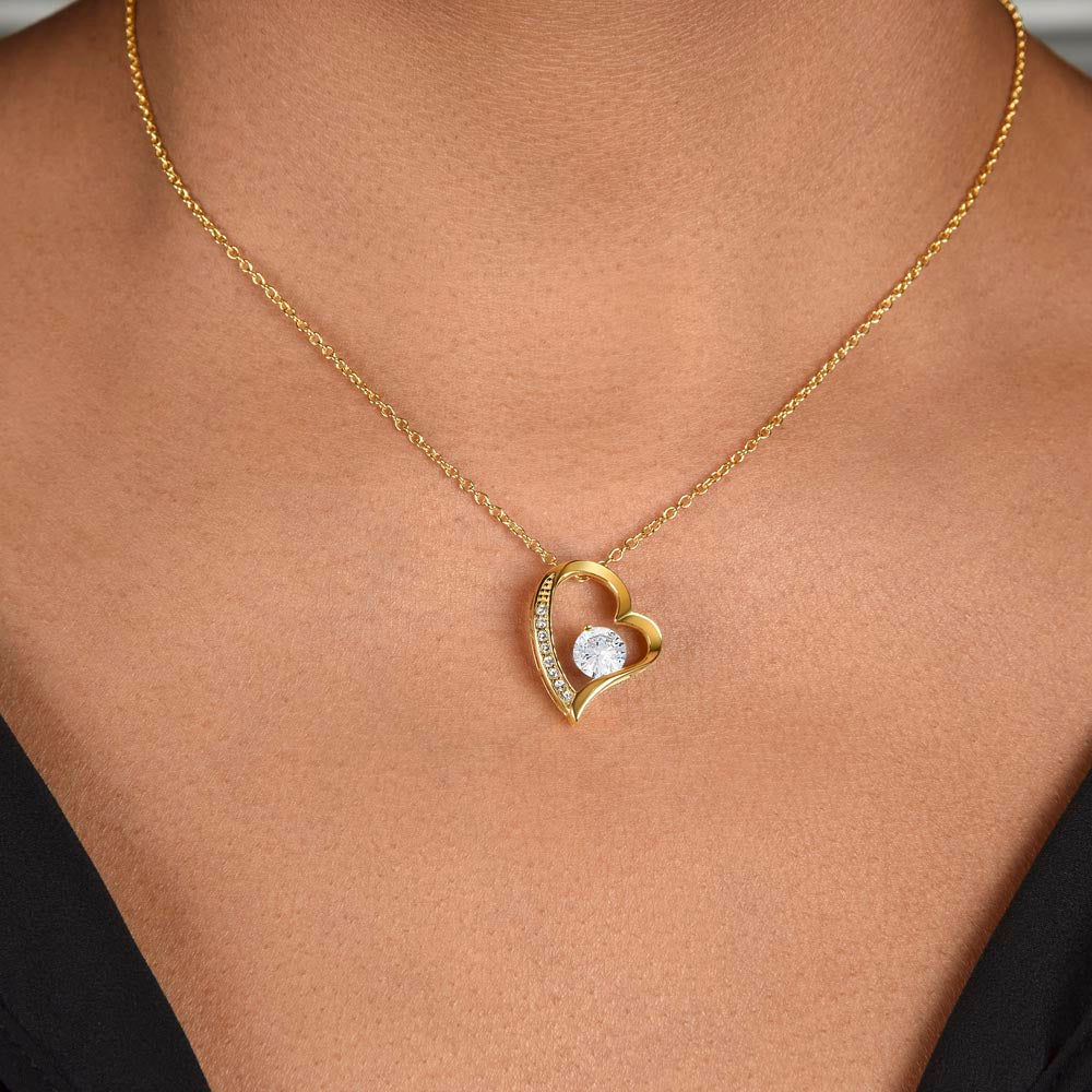 To My Daughter - Love Dad - Beautiful Gift Set - Forever Love Necklace - DFL017
