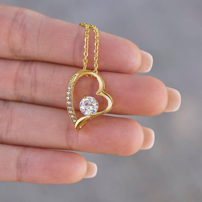 To My Daughter - Love Dad - Beautiful Gift Set - Forever Love Necklace - DFL010