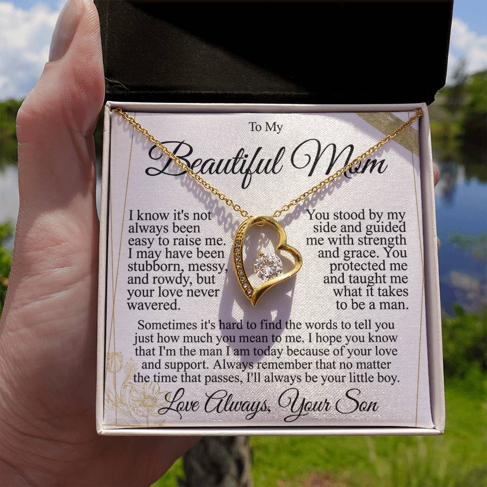 To My Mom - Beautiful Gift Set - Forever Love Necklace - MFL004