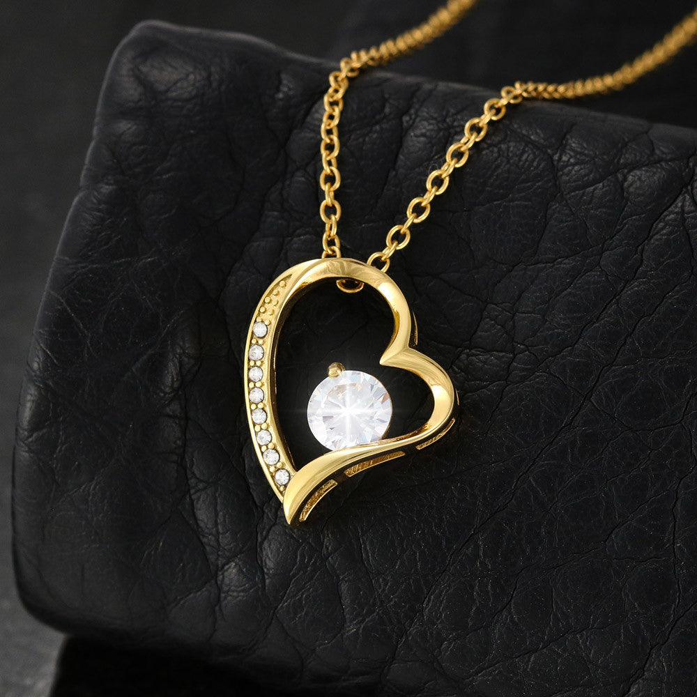 To My Daughter - Love Dad - Beautiful Gift Set - Forever Love Necklace - DFL013