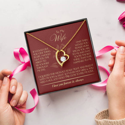 To My Wife - Beautiful Gift Set - Forever Love Necklace - WFL001