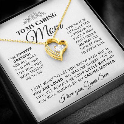 To My Mom - Beautiful Gift Set - Forever Love Necklace - MFL003