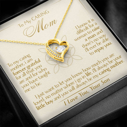 To My Mom - Beautiful Gift Set - Forever Love Necklace - MFL001
