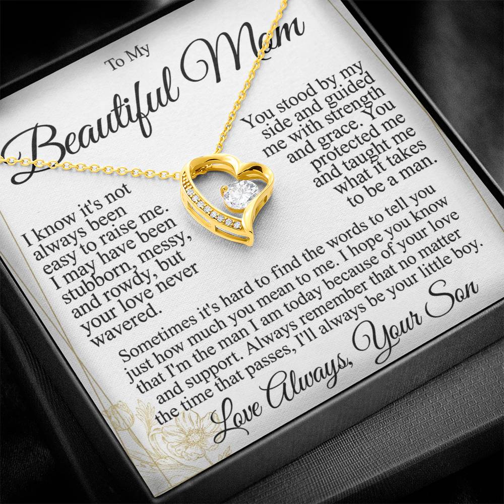 To My Mom - Beautiful Gift Set - Forever Love Necklace - MFL004