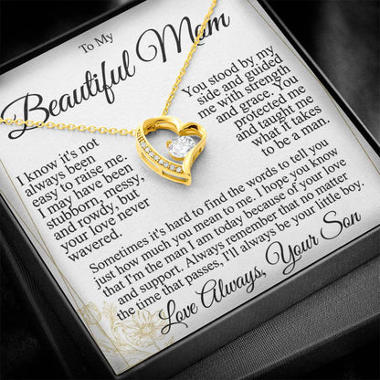 To My Mom - Beautiful Gift Set - Forever Love Necklace - MFL004