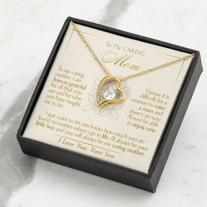 To My Mom - Beautiful Gift Set - Forever Love Necklace - MFL001