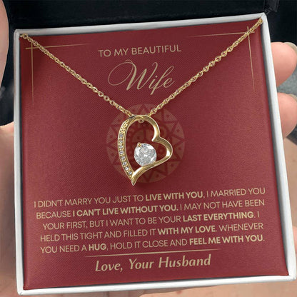 To My Wife - Beautiful Gift Set - Forever Love Necklace - WFL002