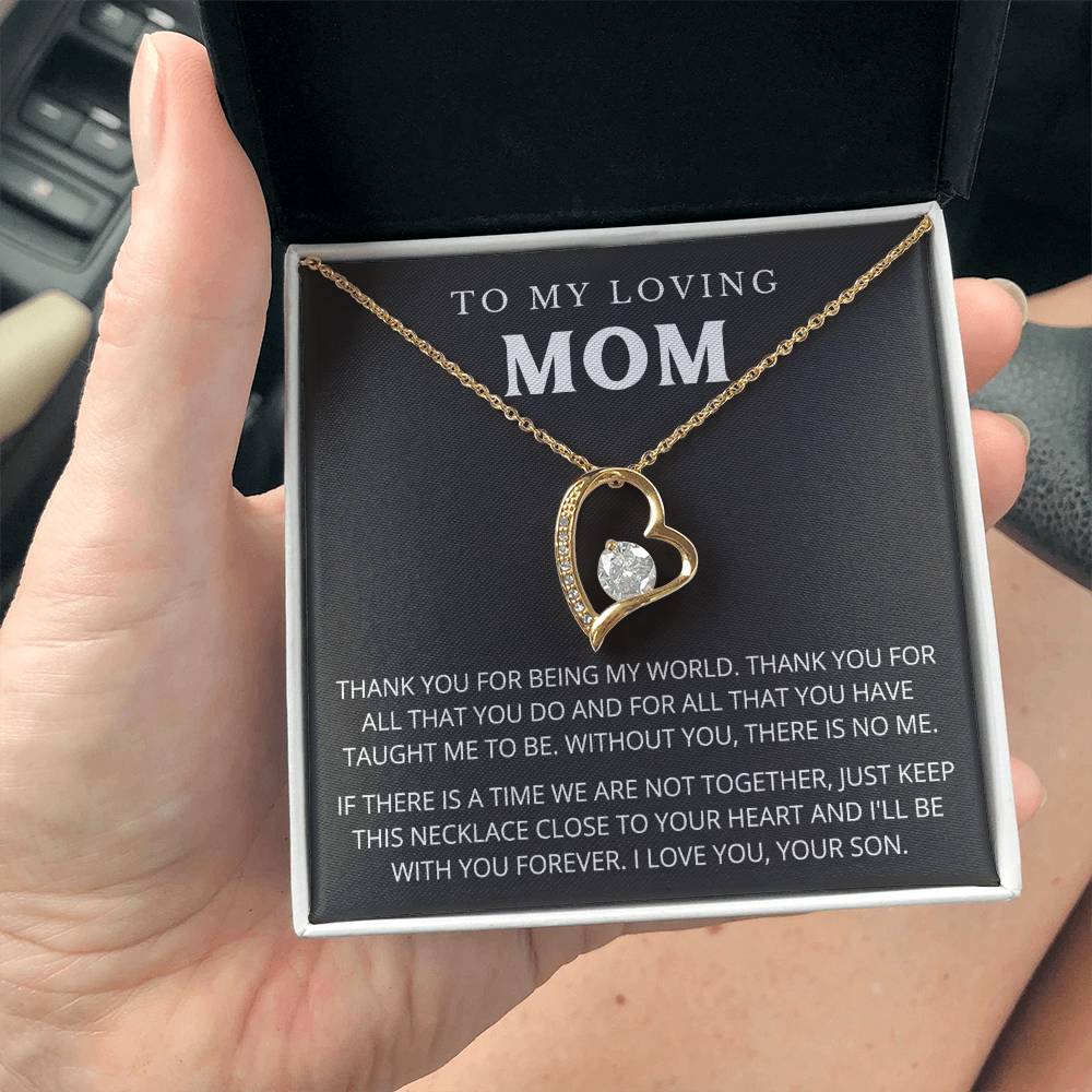 To My Mom - Beautiful Gift Set - Forever Love Necklace - MFL005